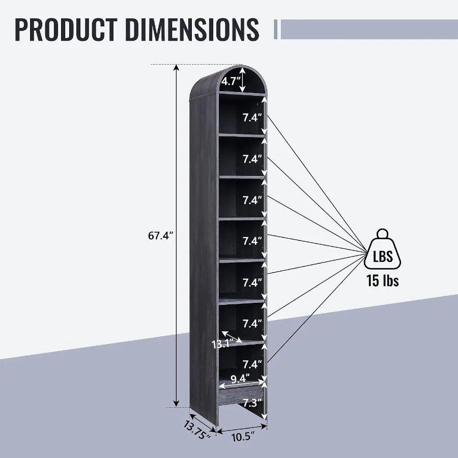 67 Tall Arched Bathroom Storag - Storage & Organization review and price