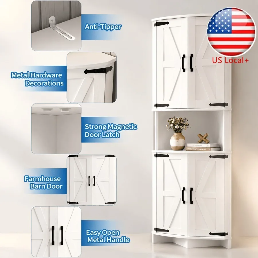 64.8 Tall Corner Cabinet with  - Kitchen review and price