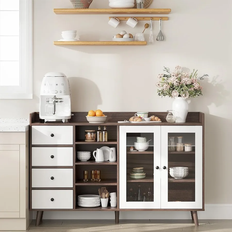 55 Glass Door Sideboard for Li - Storage & Organization review and price
