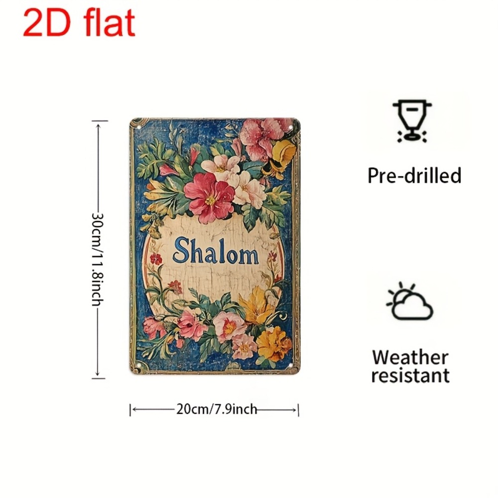 CIFBUY Vintage Floral Shalom A - Home Decor review and price